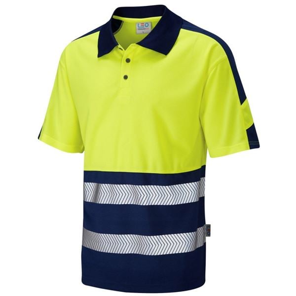Leo P10 Watersmeet High Vis Polo Shirt