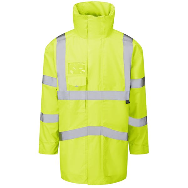 Leo A03 Marwood High Vis Yellow Stormcoat
