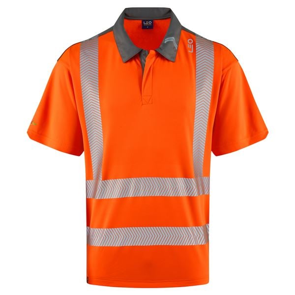 Leo P12 Trimstone Coolmax High Vis Polo
