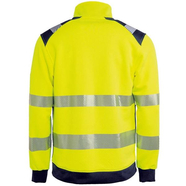 Tranemo 4334 Hi-Vis Zipped Sweatshirt