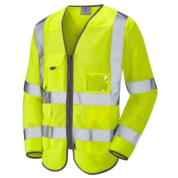 Leo S20 Burrington Coolviz Long Sleeve High Vis Vest