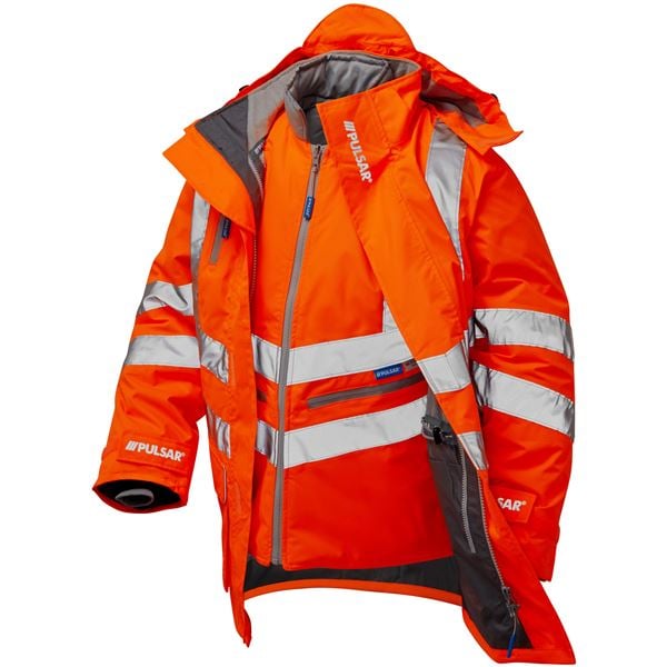 Pulsarail PR497 High Vis 7in1 Storm Coat