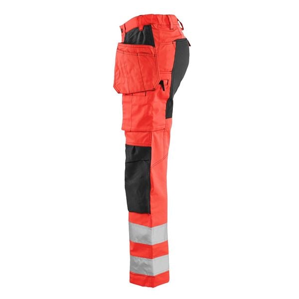 Blaklader 7163 Womens High Vis Yellow Stretch Trousers