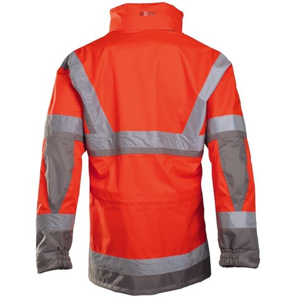 Siopor Ultra 401 Powell Red High Vis Jacket with Softshell
