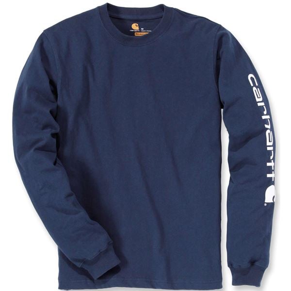 Carhartt Relaxed Fit Long Sleeve Logo T-shirt
