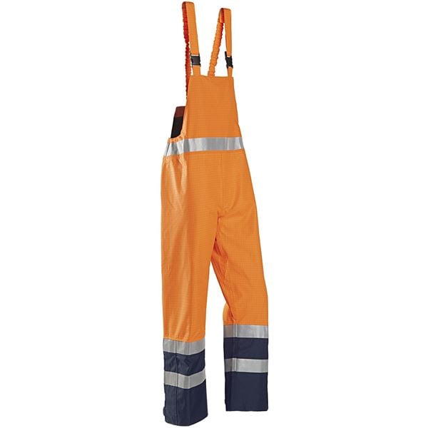 Sioen 6133 Brisbane Multi Norm Orange High Vis Bib and Brace Overalls