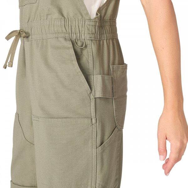 Carhartt Womens Ripstop Short Overalls