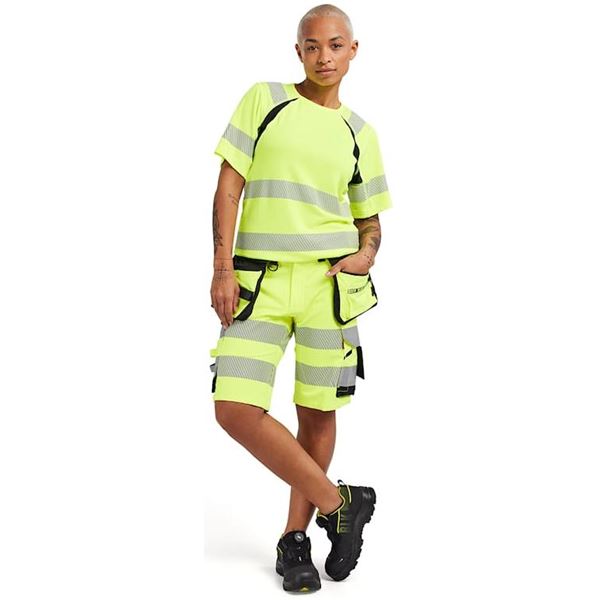 Blaklader 7020 Womens Hi Vis Stretch Shorts