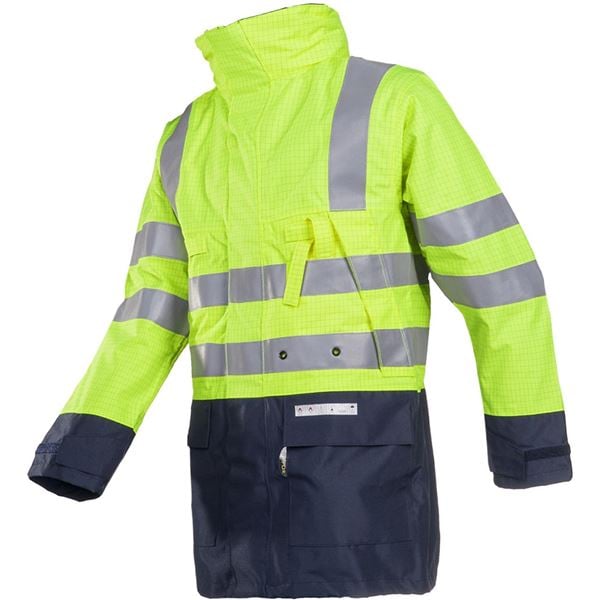 Sioen Winseler 3073 High Vis Yellow Multi Norm Jacket