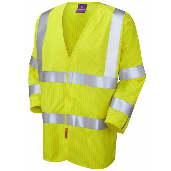 Leo S18 Sticklepath High Vis Yellow FR AST Vest