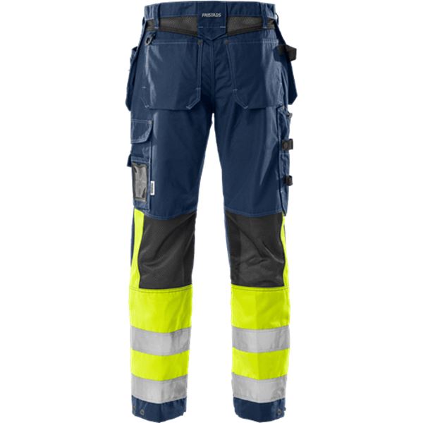 Fristads High Vis Yellow craftsman trousers 1 2093