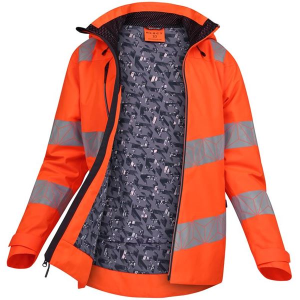 Pulsar RCT851 React Womens High Vis Orange Shell Jacket