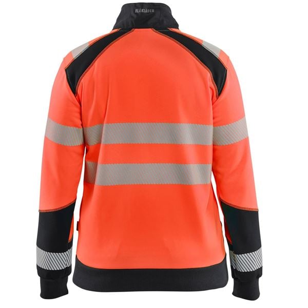 Blaklader 3508 Womens Hi-Vis Zipped Sweatshirt