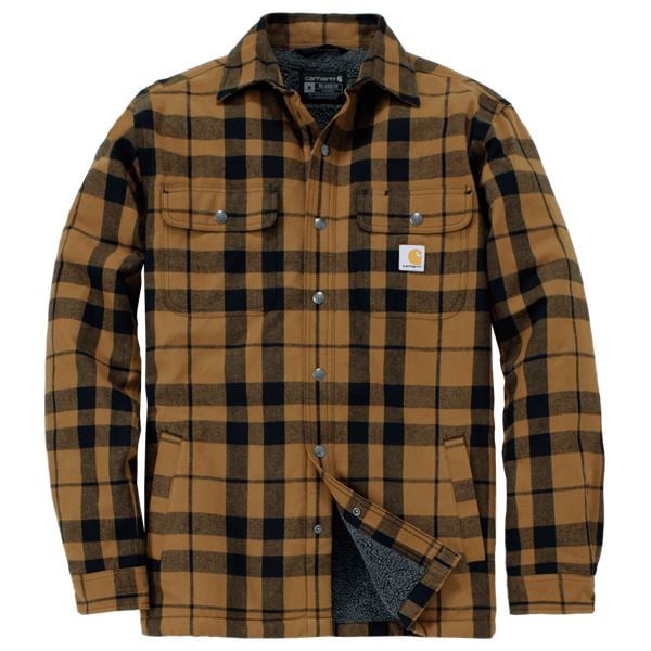 Carhartt Flannel Sherpa-lined Shirt Jacket