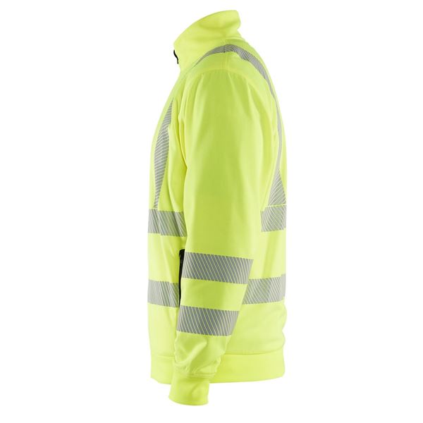 Blaklader 3563 High Vis Full Zip Sweat Jacket