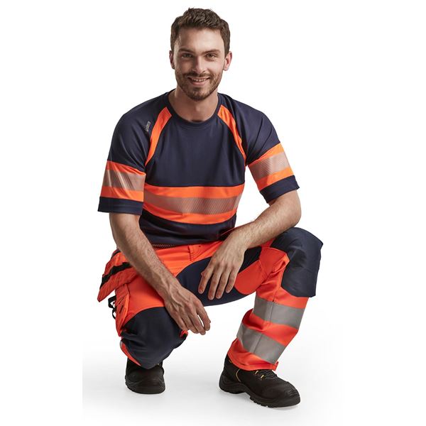 Blaklader 1552 High Vis Stretch Trouser