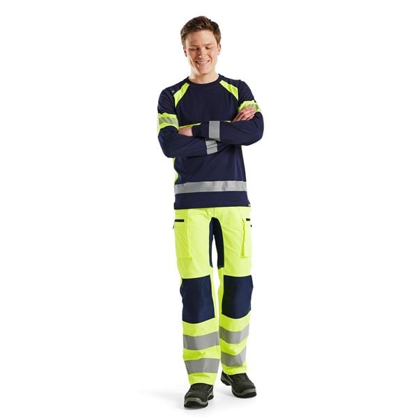 Blaklader 1585 High Vis Stretch Trousers