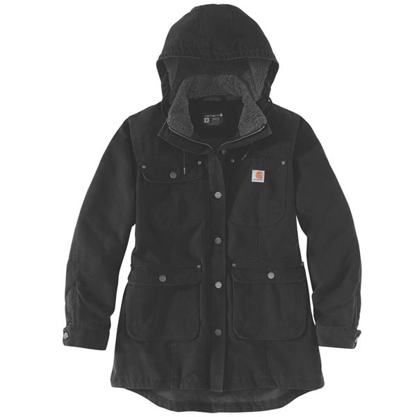 Carhartt 105512 Womens Insulated Cotton Duck Jacket Loose Fit