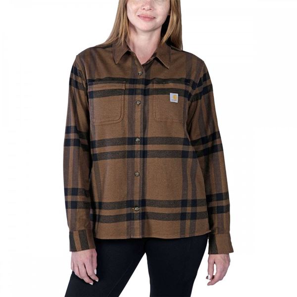 Carhartt Womens Loose Fit Flannel Shirt