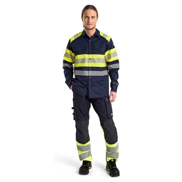 Blaklader 1787 High Vis Yellow Multinorm Stretch Trousers