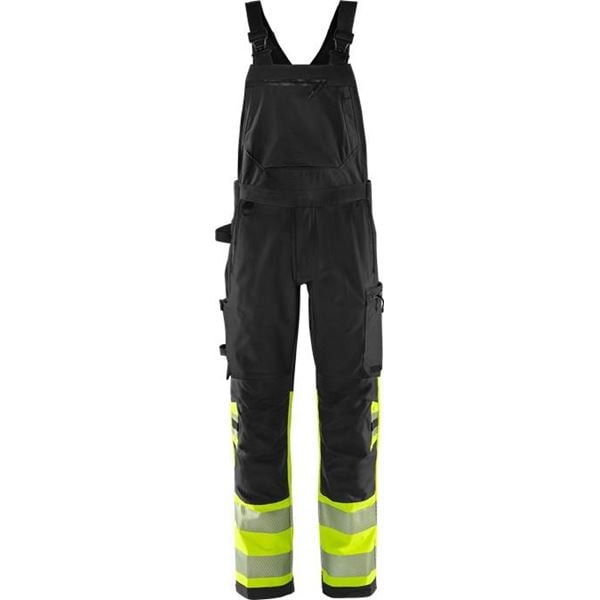 Fristads 1032 High-vis Stretch Bib and Brace Overalls
