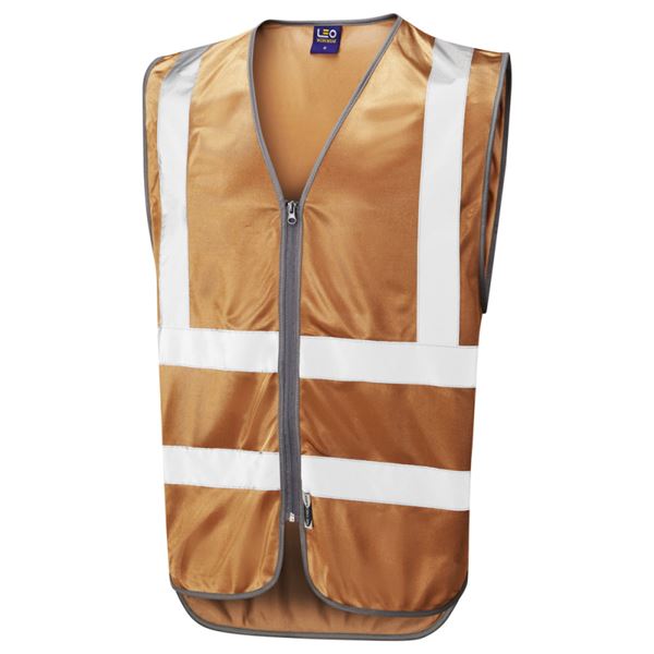 Leo W35 Commodore Reflective Zipped Waistcoat