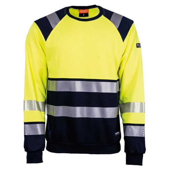 Tranemo 5085 High Vis Yellow FR Sweatshirt
