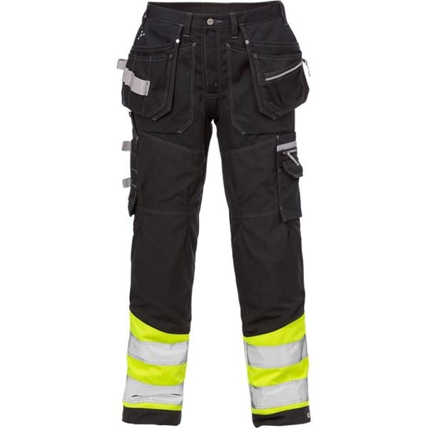 Fristads High vis Gen Y craftsman trousers cl 1 2127 CYD