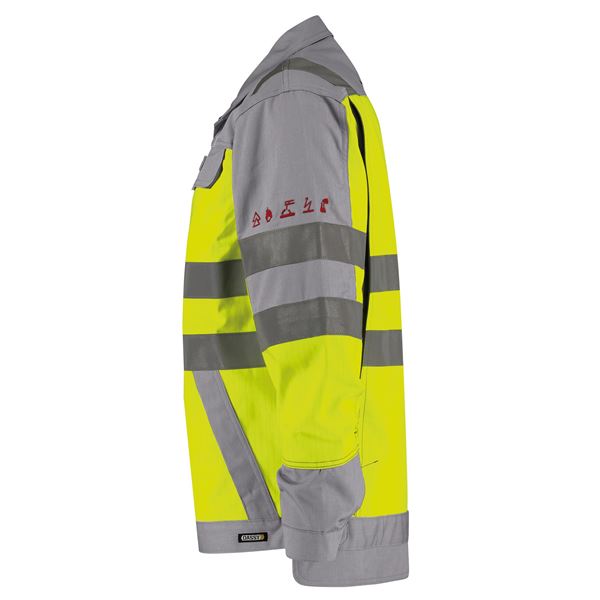 Dassy Franklin Multinorm High Vis Yellow Work Jacket
