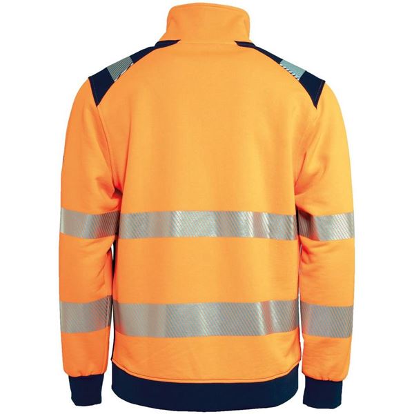 Tranemo 4334 Hi-Vis Zipped Sweatshirt