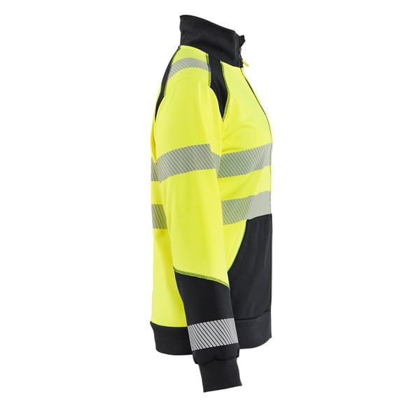 Blaklader 3508 Womens Hi-Vis Zipped Sweatshirt