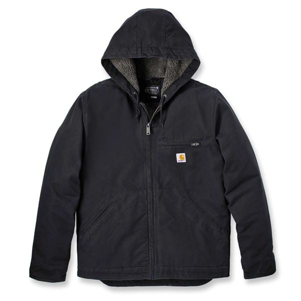 Carhartt Hooded Jacket With Sherpa Lining Relaxed Fit