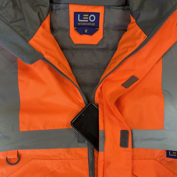 Leo J01 Chivenor High Vis Bomber Jacket