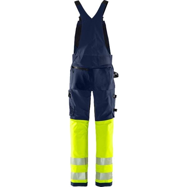 Fristads 1032 High-vis Stretch Bib and Brace Overalls