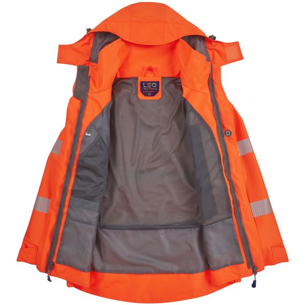 Leo J05 Dartmoor High Vis Bomber Jacket