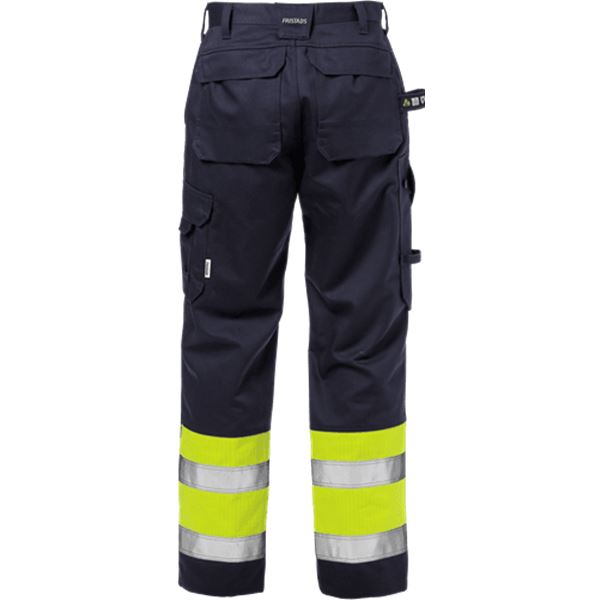 Fristads 2587 High Vis Yellow FR Work Trousers
