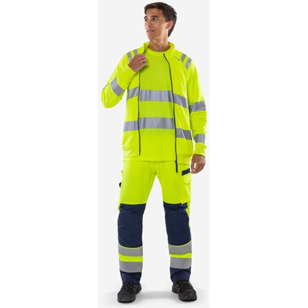 Fristads 7863 High Vis Sweatshirt Jacket