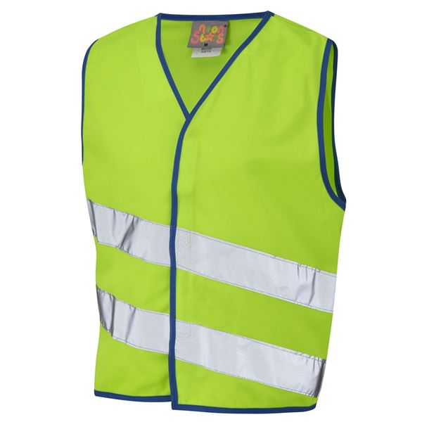 Leo CW01 Neonstars Childrens High Vis Vest