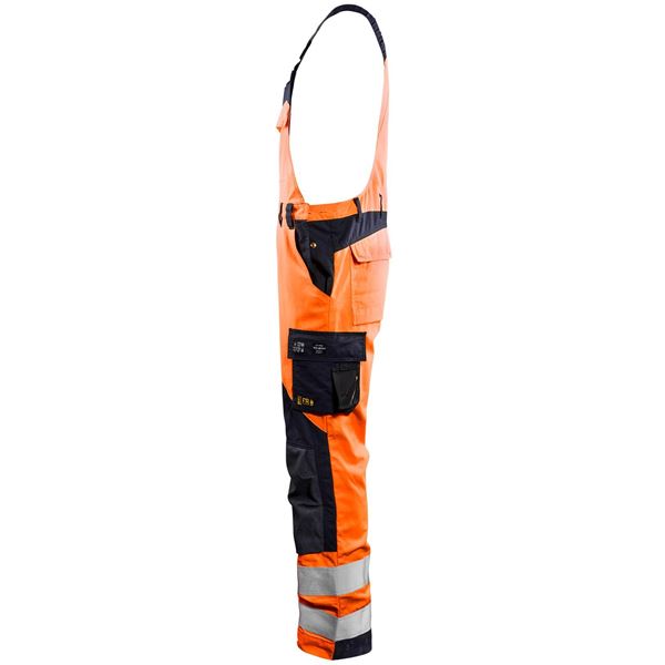 Blaklader 2889 Orange High Vis Multinorm Bib & Brace Overalls