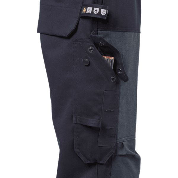 Fristads 2591 Womens High Vis Yellow FR Work Trousers