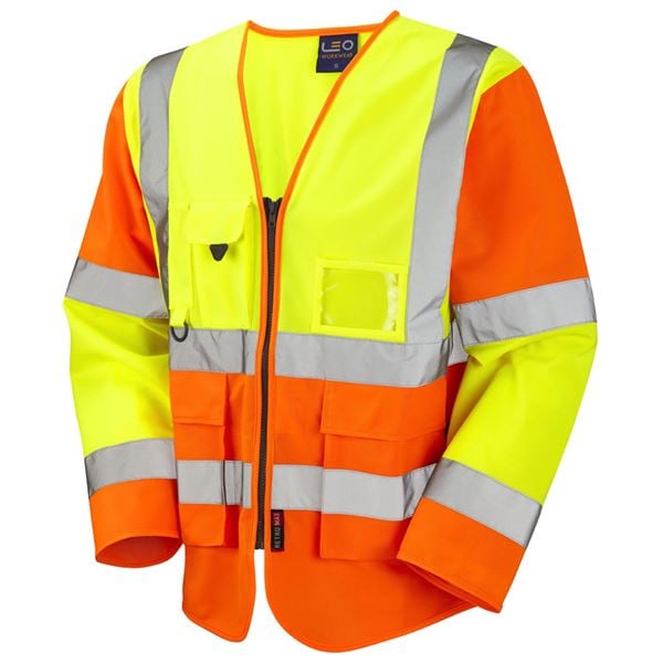 Leo Wrafton S12 Long Sleeved High Vis Vest 