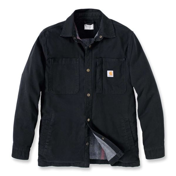 Carhartt 105532 Fleece Lined Relaxed Fit Canvas Shirt Jacket