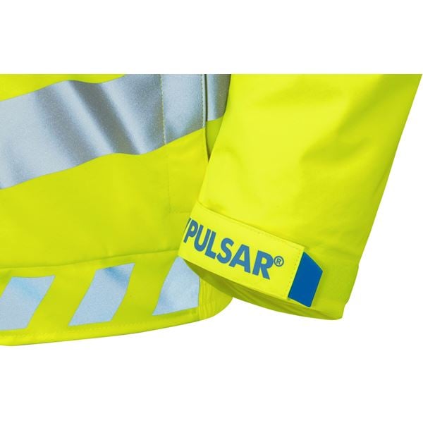 Pulsar EVO103 High Vis Yellow Bomber Jacket With Hood