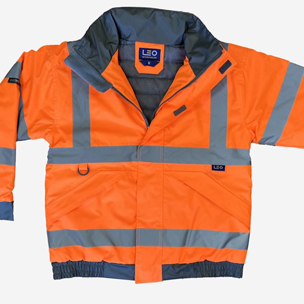 Leo J01 Chivenor High Vis Bomber Jacket