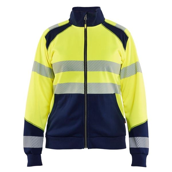 Blaklader 3508 Womens Hi-Vis Zipped Sweatshirt