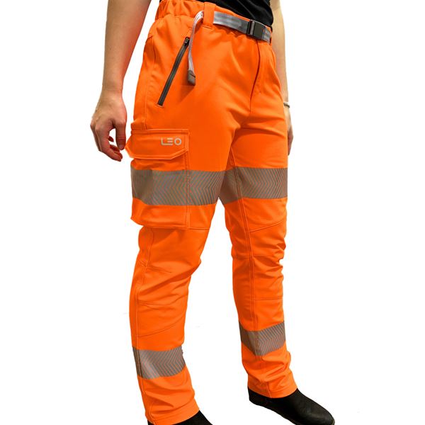 Leo WTL01 Starcross Womens Stretch High Vis Trouser