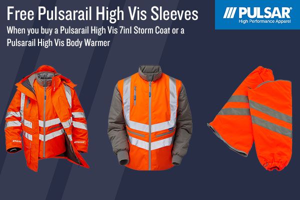 Free Pulsarail High Vis Sleeves