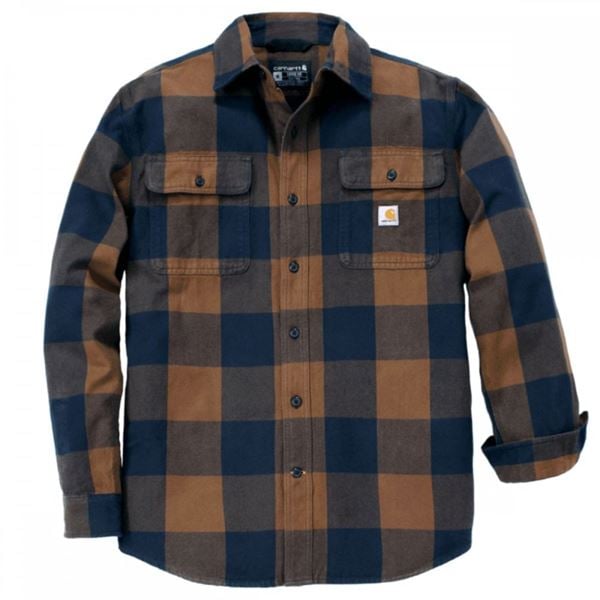 Carhartt Loose Fit Long-sleeve Plaid Shirt