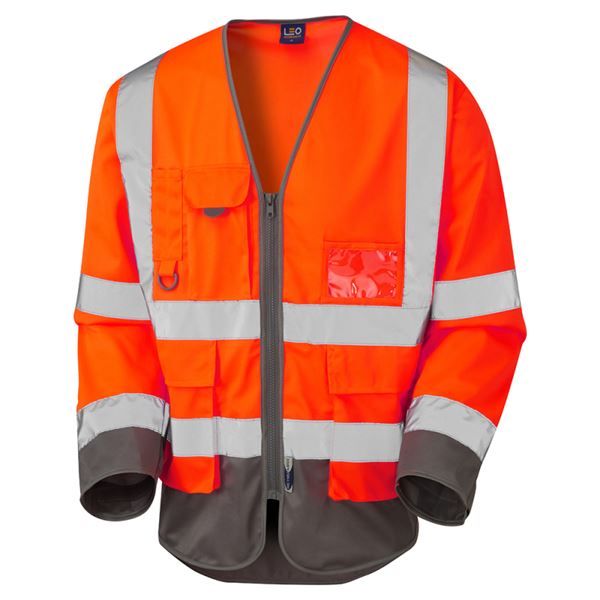 Leo Wrafton S12 Long Sleeved High Vis Vest 