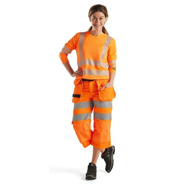 Blaklader 3485 Womens High Vis Long Sleeve T-Shirt